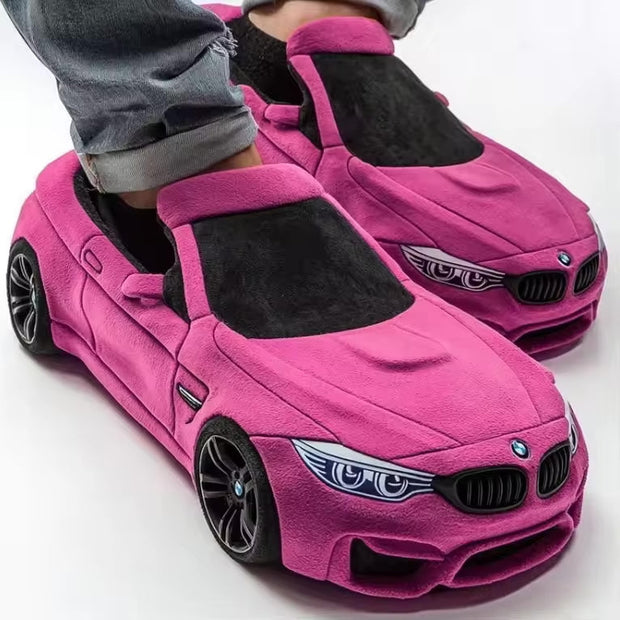 WW | Auto Inspiriert Gestaltung Pantoffeln mit Rutschfester Sohle für Maximalen Komfort