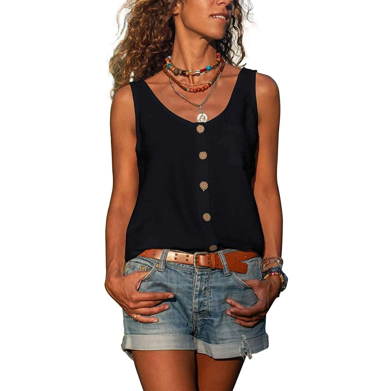 WW | Modisch Elegantes Damen Tanktop