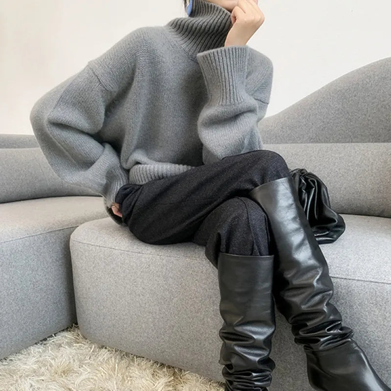 Warmer Kaschmir-Pullover für Damen