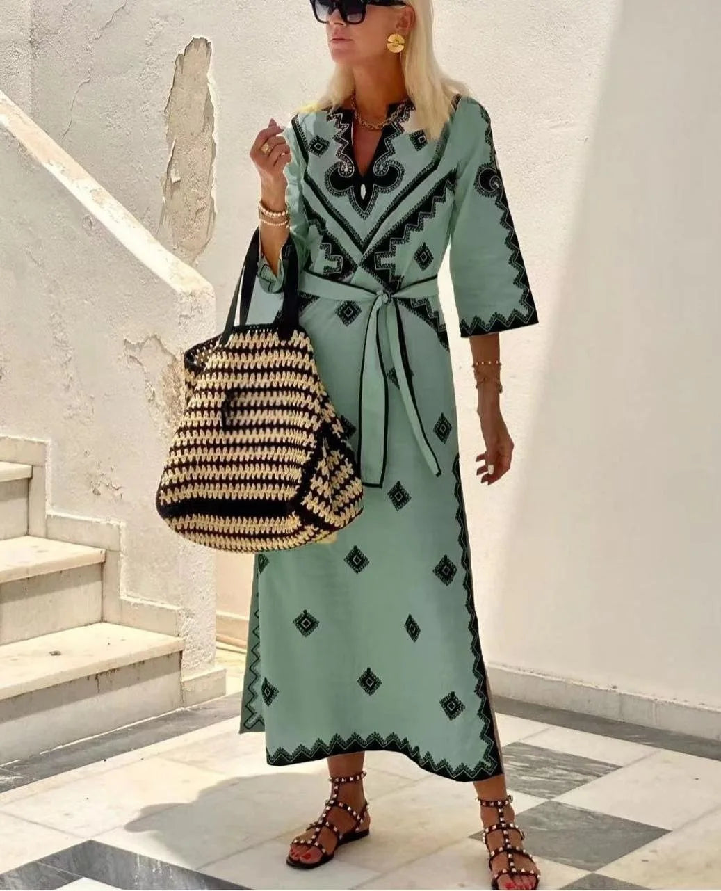 WW | Vintage-Leinenkleid