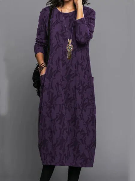 WW | Lavin Elegantes Langes Kleid mit Tasche