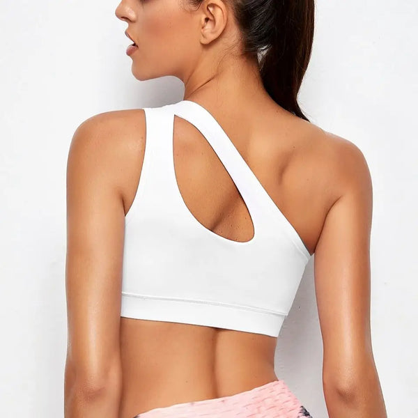 WW | Einseitiger Push up Stoßfester Sport Bh Für Frauen