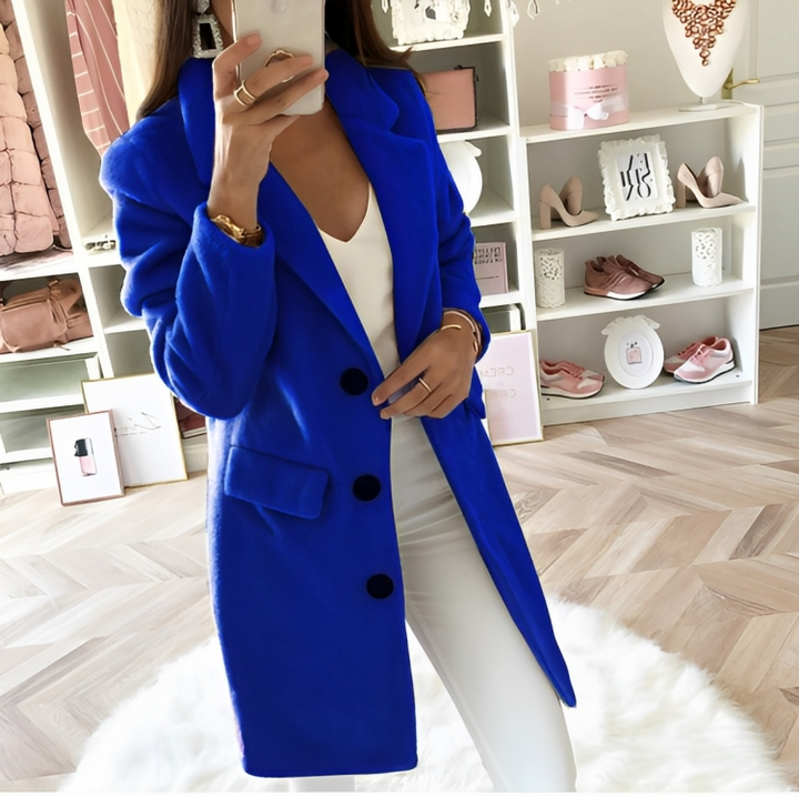 W&W Mode | Langer Teddy Trenchcoat für Damen