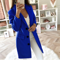 WW | Langer Teddy Trenchcoat für Damen