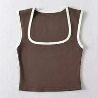 Streetwear Ärmelloses Crop Top
