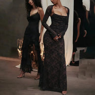 WW | Lange Spitzen Maxi Festkleid Im Set Klodina