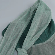 WW | Glitzer Rückenfrei Abend Maxi Kleid