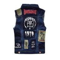 WW | Jeansweste Mit Patches Für Herren