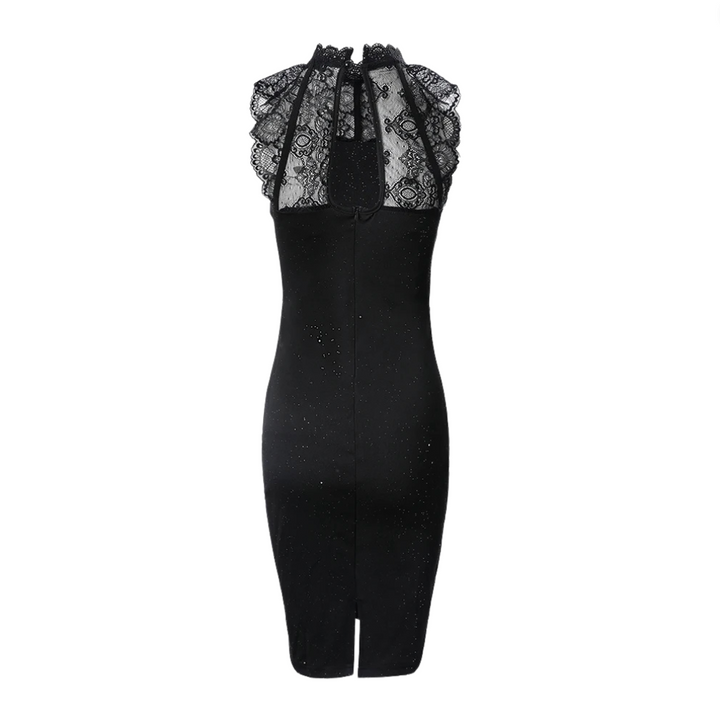 W&W Mode Kleid | Schickes Partykleid mit Spitze für die Feiertage