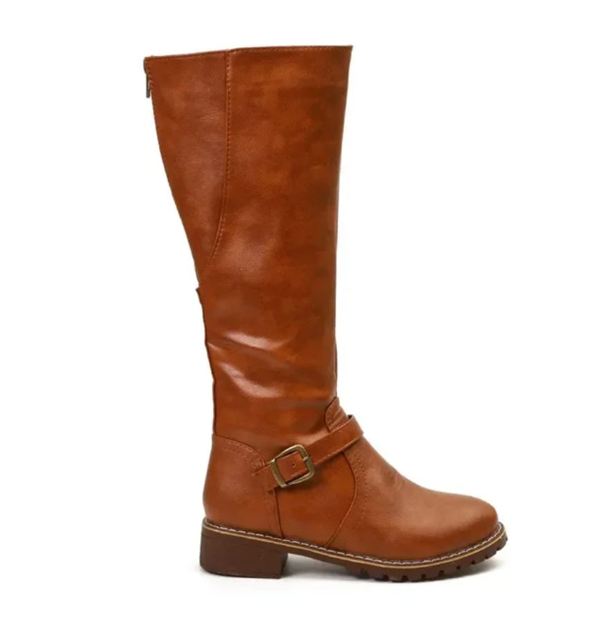 WW |  Overknee Winterstiefel aus Veganem Leder für Damen - Ideal für Winter