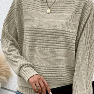 WW | Gestreifter Pullover Für Mühelosen Alltagsstil Für Frauen
