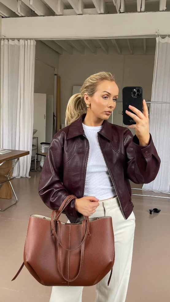 W&W Mode | Klassiker Burgundy Jacket