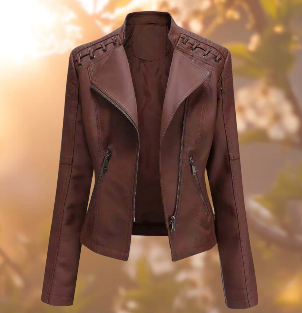 WW | Klassische Lederjacke für Damen