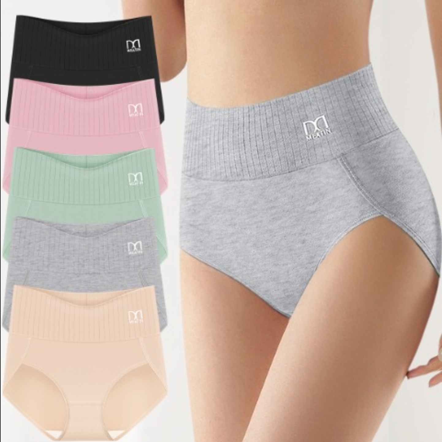 WW | Atmungsaktive & Bequeme Hochtaillierte Slips mit Bauchunterstützung