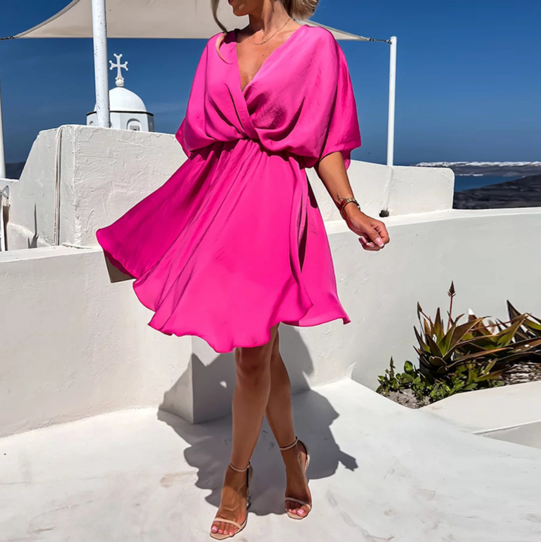 W&W Mode | Anmutiges Kleid mit Feinen Falten