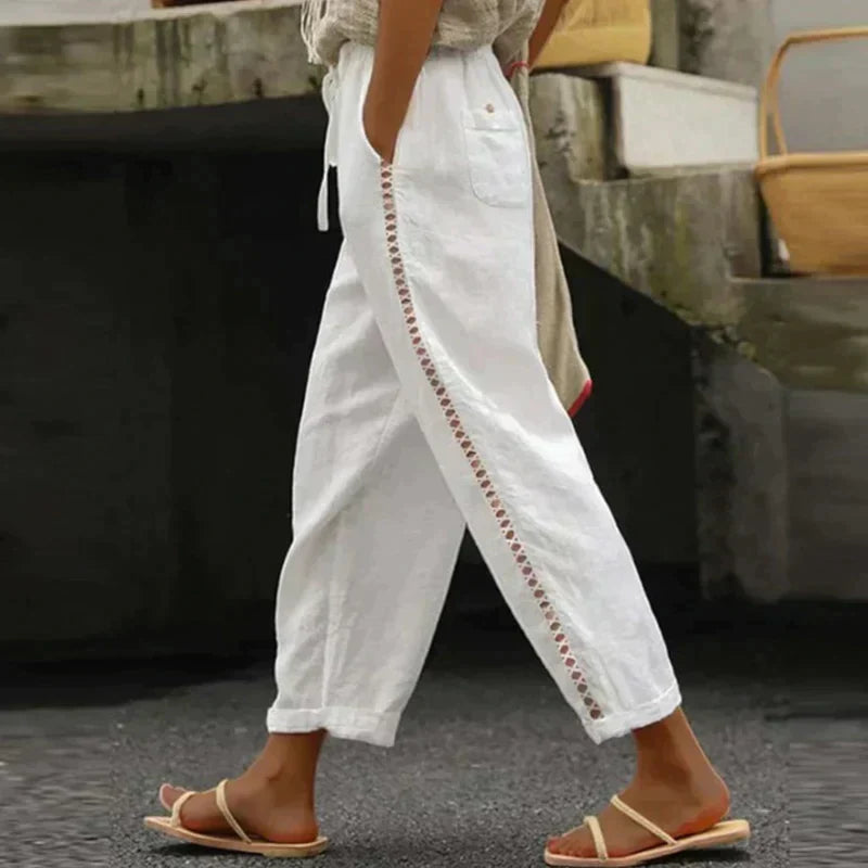 W&W Mode | Hochwertige Leinenhose Mit Modernem Schnitt Für Damen