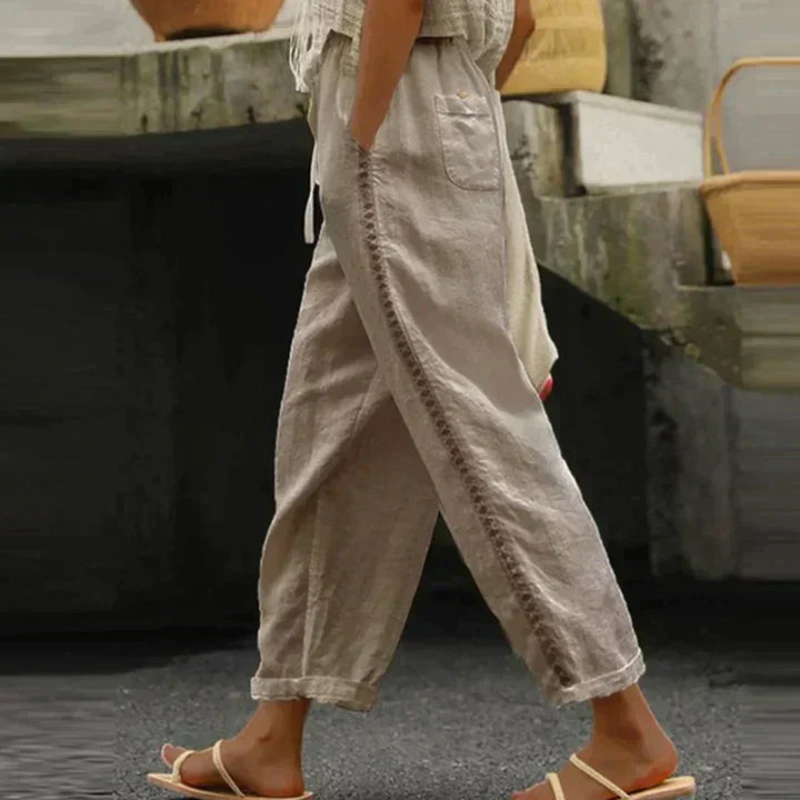 W&W Mode | Hochwertige Leinenhose Mit Modernem Schnitt Für Damen