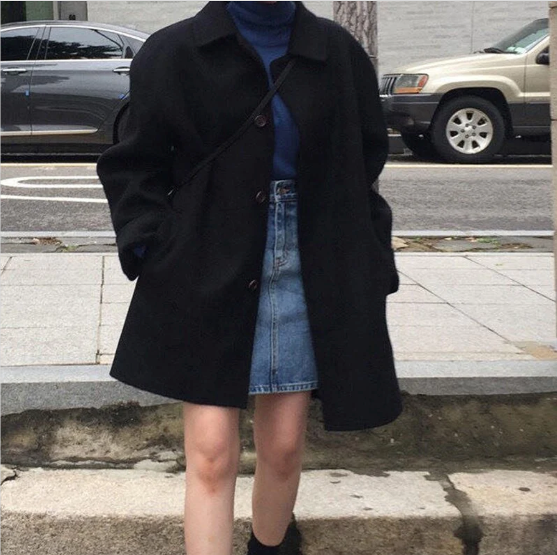 WW | Kaschmir Trenchcoat Kurz Damen