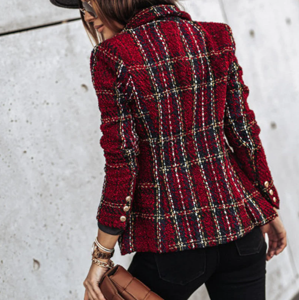 WW | Eleganter Karierter Blazer