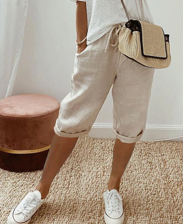 WW - Kurze Trendy modische Kniehose für Damen