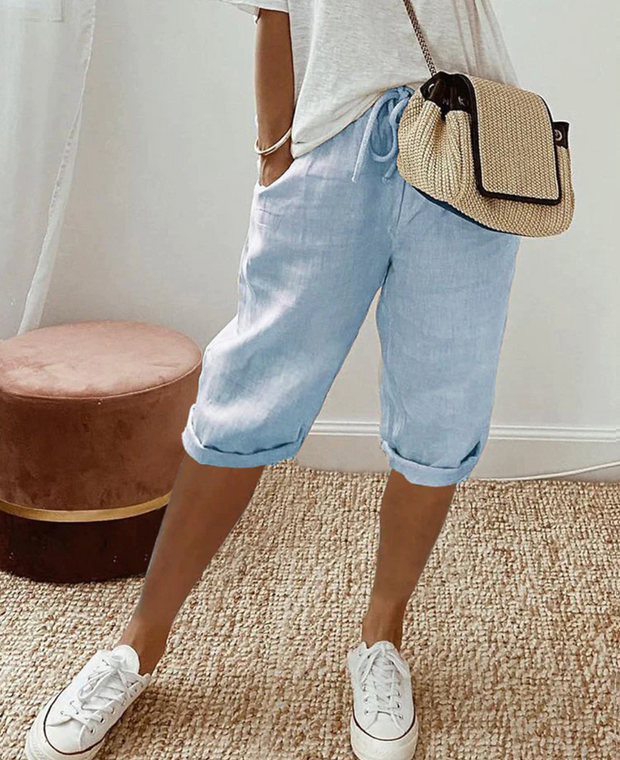 WW - Kurze Trendy modische Kniehose für Damen
