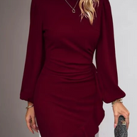 Bodycon-Kleid mit Rüschensaum