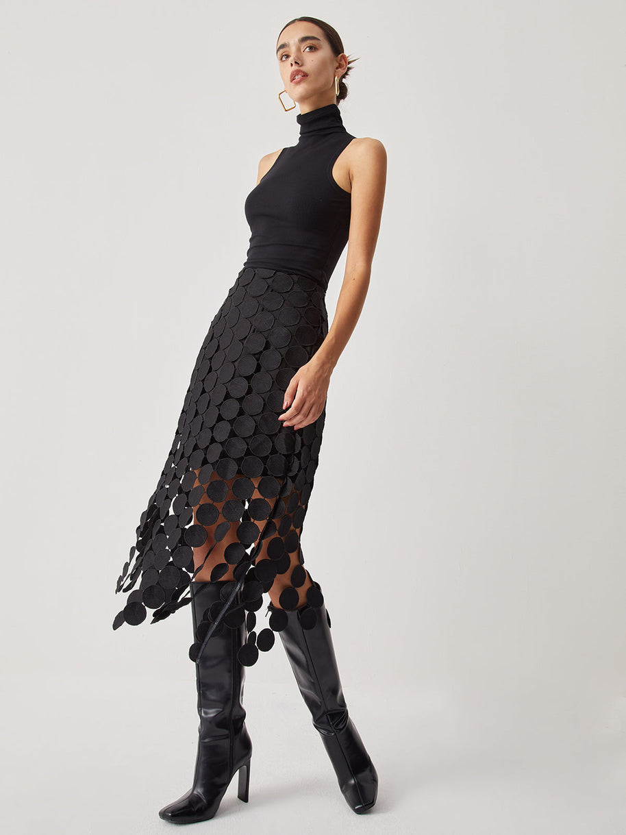 WW | Rock Eleganter Bodycon Midirock mit hoher Taille