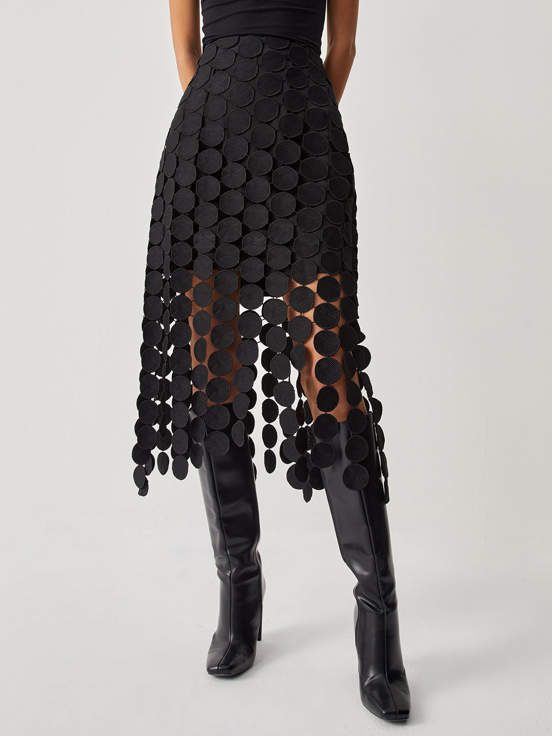 W&W Mode | Rock Eleganter Bodycon Midirock mit hoher Taille