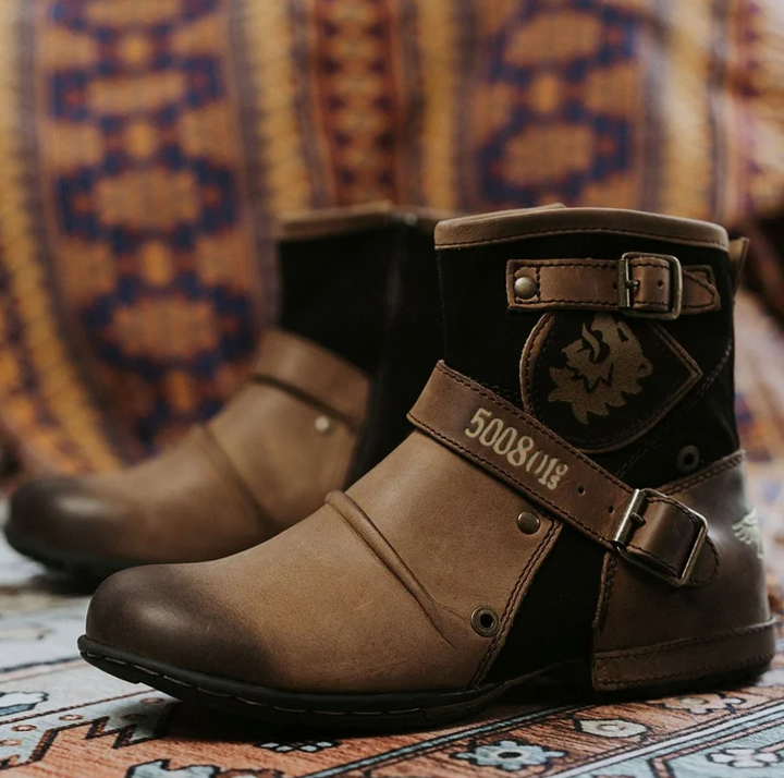 W&W Mode HERRENSTIEFEL IM VINTAGE-STIL