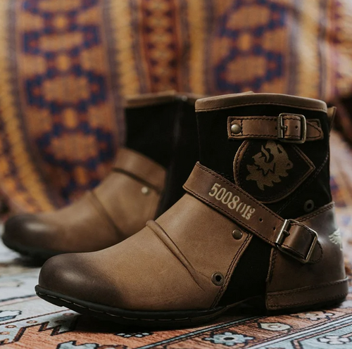 W&W Mode HERRENSTIEFEL IM VINTAGE-STIL