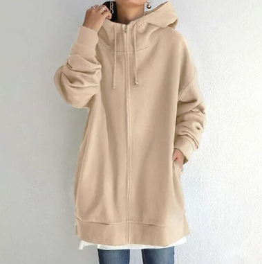 Wolff | Oversized Hoodie Damen - Wärmer Pullover für Herbst und Winter