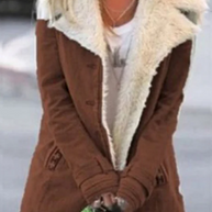 Thermischer Fleece-Mantel für Frauen