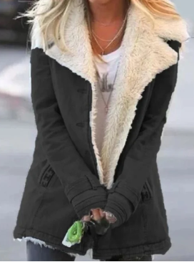 Thermischer Fleece-Mantel für Frauen