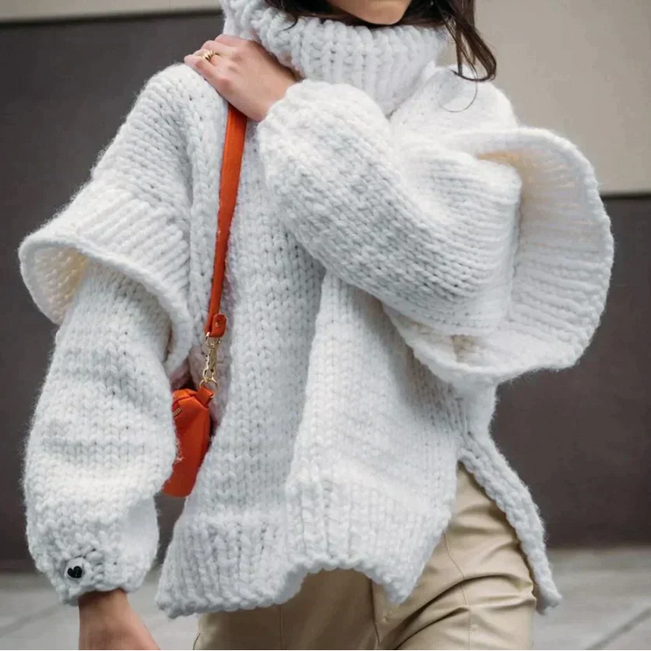 W&W Mode | Oversized Pullover Mit Rollkragen
