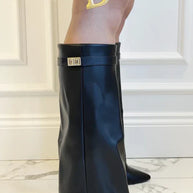 WW | Hochwertige kniehohe Stiefel aus Wildleder