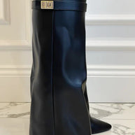 WW | Hochwertige kniehohe Stiefel aus Wildleder