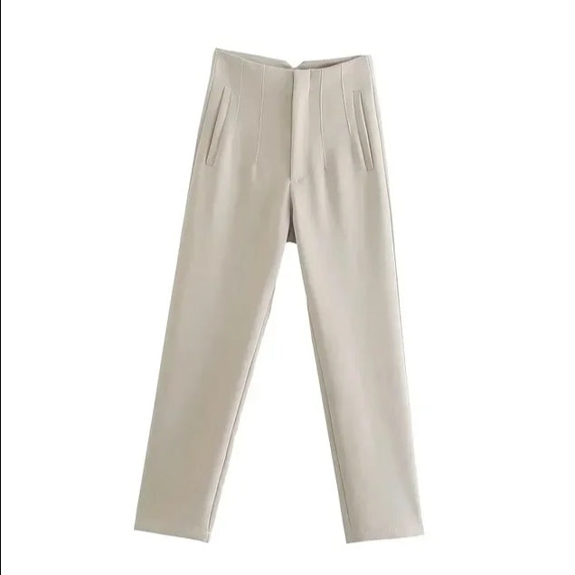 Hohe Taille - Lässige formelle Hose