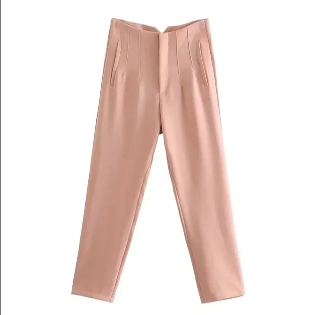 Hohe Taille - Lässige formelle Hose
