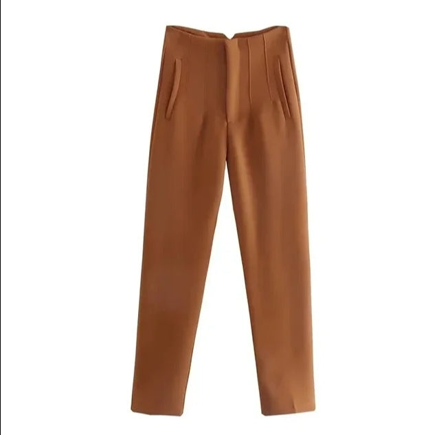 Hohe Taille - Lässige formelle Hose