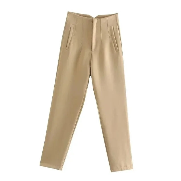 Hohe Taille - Lässige formelle Hose