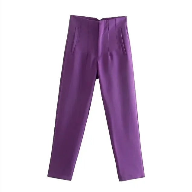 Hohe Taille - Lässige formelle Hose