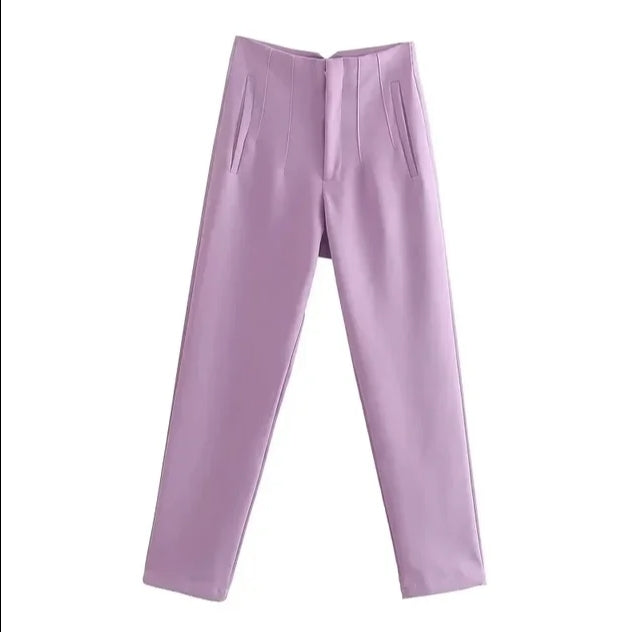 Hohe Taille - Lässige formelle Hose