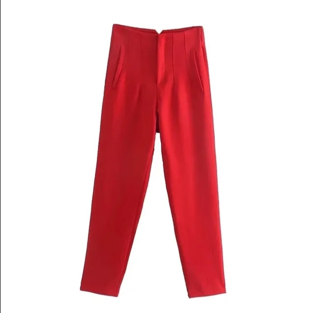 Hohe Taille - Lässige formelle Hose