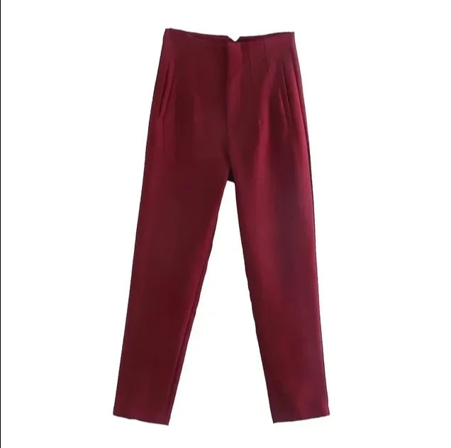 Hohe Taille - Lässige formelle Hose