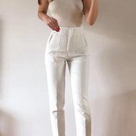 Hohe Taille - Lässige formelle Hose