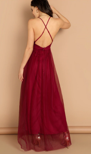 WW | Pin-Up Kleid Schnitt Tiefer Ausschnitt