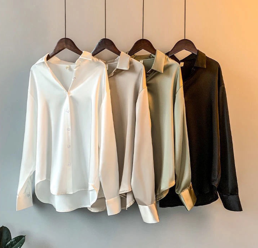 WW | Luxe Schicke Bluse Aus Seide