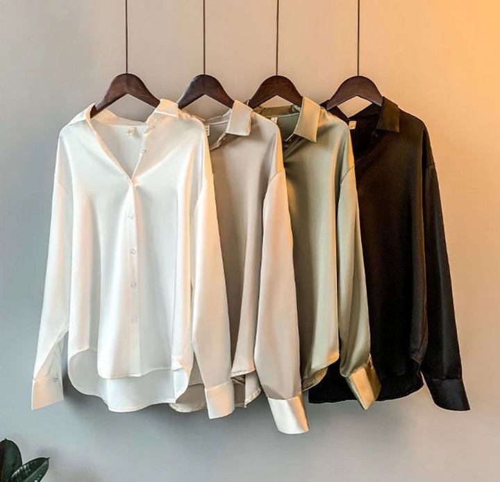 W&W Mode | Luxe Schicke Bluse Aus Seide