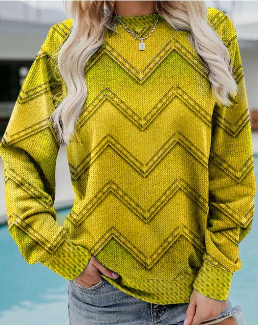 W&W Mode | GEOMETRISCHES KASCHMIR-SWEATSHIRT