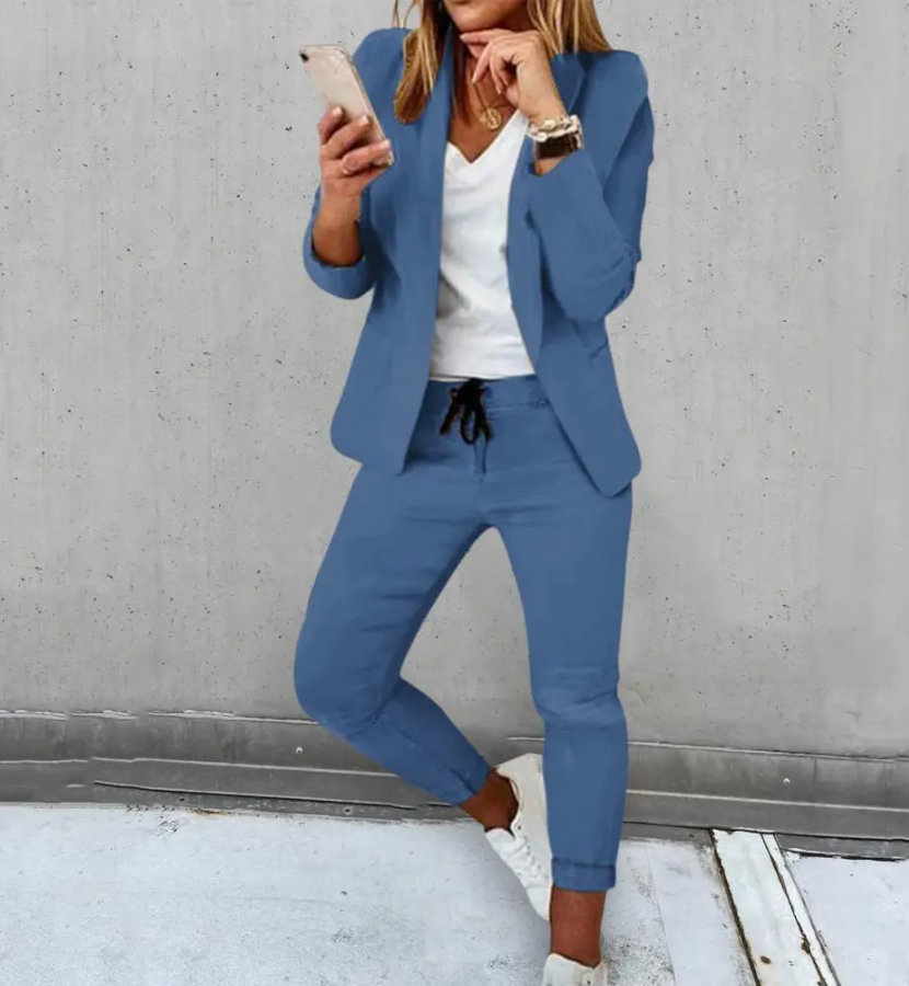 W&W Mode Damenanzug | Zweiteiler hose und blazer sommer